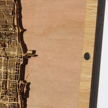 Load image into Gallery viewer, Chicago, IL - 15x15in Laser Cut Wooden Map