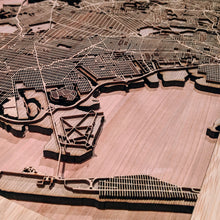 Load image into Gallery viewer, New York City, NY - 15x30in Laser Cut Wooden Map
