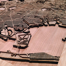 Load image into Gallery viewer, New York City, NY - 15x30in Laser Cut Wooden Map