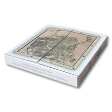 Load image into Gallery viewer, Berkeley and Oakland, CA - 15x15in Laser Cut Wooden Map