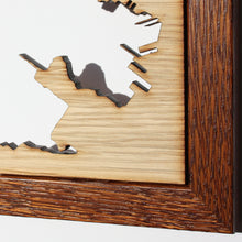 Load image into Gallery viewer, San Francisco, CA - 15x15in Upcycled Laser Cut Wooden Map