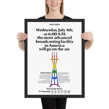 Load image into Gallery viewer, Sutro Tower 1973 Newspaper Ad Replica Poster