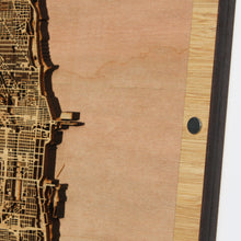 Load image into Gallery viewer, Chicago, IL - 15x15in Laser Cut Wooden Map
