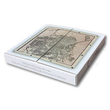 Load image into Gallery viewer, Berkeley and Oakland, CA - 15x15in Laser Cut Wooden Map
